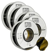 Professional Lab 5x Silk PLA Dvojna Barva črna zlata Filament 1.75mm - Professional Lab Sijajni Filament za 3D Tisk (1kg Kolut)