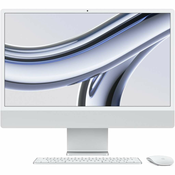 Apple 24-inch iMac with Retina 4.5K display: Apple M3 chip with 8-core CPU and 8-core GPU (8GB/256GB SSD) - Silver *NEW*