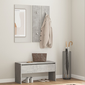 Set vanjskih sofa s jastukom 5 Komad Prirodna i svijetlo siva