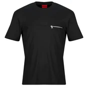 HUGO Majica 50568227 Črna Regular Fit