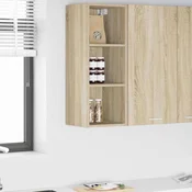Vidaxl Viseča omarica Sonoma hrast 30 x 29,5 x 80 cm Inženirski les