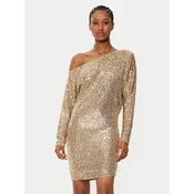 Marciano Guess Cocktail obleka 5RGK69 6166A Zlata Bodycon Fit