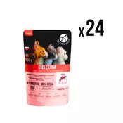 Pet republic kesica za macke teletina 100g x24 komada ( 5733 )