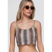 Kratka ženska ombre bluza