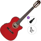 Ibanez GA35TCE-SRR Standard SET 4/4 Sapphire Red Klasična kitara z elektroniko