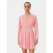 TWINSET Cocktail obleka 251TP2334 Roza Loose Fit