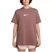 Nike Sportswear Majica, šljiva / bijela