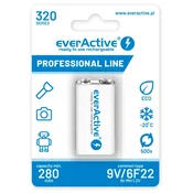 everActive Polnilna baterija 6F22/9V Ni-MH 320 mAh