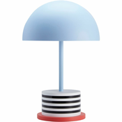Prijenosna stolna lampa RIVIERA Printworks 28 cm plava