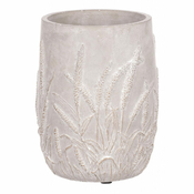eoshop Betonska vaza z dekoracijo zrn, zlate barve. BMO3568