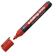 Marker permanentni 1,5-3mm okrogla konica Edding 300 rdeča