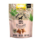 GimDog Train & Treat Krill & Hanfsaat snack 10 x 125 g