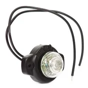 shumee Sprednja pozicijska svetilka W24 12/24V vodoodporna IP 66/68 bela z LED kablom