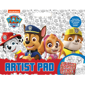 Paw Patrol Giga blok za bojenje sa nalepnicama