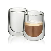 Kela Steklo KL-12404 Cappuccino glasses FONTANA set of 2 pcs 180 ml