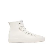 Modne superge Calvin Klein Vulc Lace Up Hightop Lth HW0HW03076 Bela