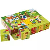 Woody Drvene puzzle kocke Bajke 90247