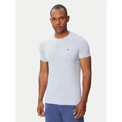 Tommy Jeans Majica Jersey DM0DM04411 Svetlo modra Slim Fit
