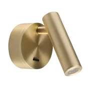 CLIP ZIDNA LAMPA LED 3W/3000K/190lm/IP20/ZLATNI MESING