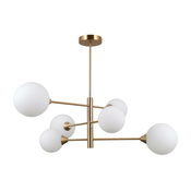 ITALUX PND-55342-6-HB - Luster na šipci EVORA 6xG9/5W/230V mesing