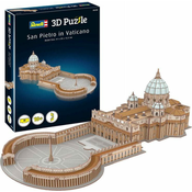 REVELL 3D sestavljanka Bazilika svetega Petra, Vatikan 68 kosov