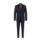 Michael Kors Obleka TUXEDO mornarska/črna