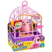 slomart Interaktivni ptiček Little Live Pets, ki govori in poje (roza)