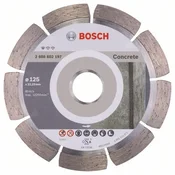 Bosch Diamantna rezalna plošča Professional for concrete(za beton), 125 x 22,23 x 1,6 x 10 mm Bosch 2608602197 premer 125 mm 1 kos