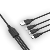 Infostyle Polnilni in podatkovni kabel 3v1 Črna