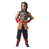 UNIKA Kostum Ninja Črno - Rdeč velikost L 130 - 140 cm