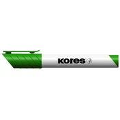 Marker za plocu i flipchart, 3 mm, konusni, KORES K-Marker XW1, zeleni 20835