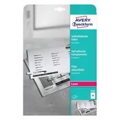 FOLIJA ZWECKFORM A4, SAMOLEPILNA ZA LASERSKE TISKALNIKE 3482