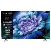 TCL 4K QD-Mini LED TV 55C69K, Google TV, 144Hz, Onkyo zvok z Dolby Atmos