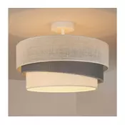 Brilagi - Plafonski luster TRIO 1xE27/60W/230V precnik 40 cm krem/siva