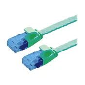 VALUE Value 21992043 RJ45 omrežni kabel\, Patch kabel CAT 6a U/UTP 3.00 m zelena 1 kos, (20630766)