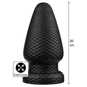 Hidden Desire Extreme Giant Dragon Butt Plug PVC Black XL