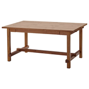NORDVIKEN Produživi sto, rusticno bajcovano, 152/223x95 cm