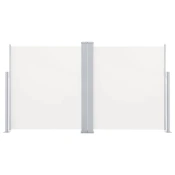 Uvlaciva dvostruka bocna tenda za terasu 170 x 600 cm krem