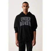 Under Armour RIVAL LW GRAPHIC HOODIE, muški pulover, crna 6014686