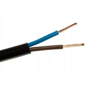 OMYp 2x0,75 25 m črn električni kabel