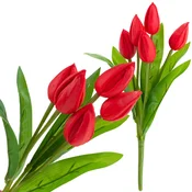shumee CV26806-5 šopek tulipanov rdeči tulipani čudoviti umetni penasti tulipani LIKE life