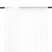 vidaXL Zavese iz nitk 2 kosa 100x250 cm bele barve