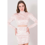 Pink BSL velour top