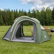 vidaXL vidaXL Trekking šotor z vodoodporno prevleko 3 oseba 3 osebe Zelena, (5000309551)