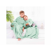 DecoKing DecoKing, Otroška TV odeja Lazy Kids 90x105 - svetlo zelena