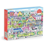 Galison - Puzzle Michael Storrings: Knjižno mesto - 1 000 kosov