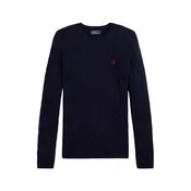 Polo Ralph Lauren Pulover 211971865003 Mornarsko modra Slim Fit