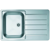 ALVEUS enojno pomivalno korito z odcejalnikom Line 80 fi 70 Satin (1065686)