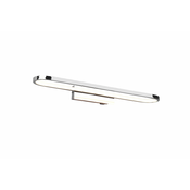 LED stenska svetilka v svetleči srebrni barvi (dolžina 60 cm) Gianni - Trio