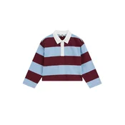 WE Fashion Majica burgund/vinsko rdeča